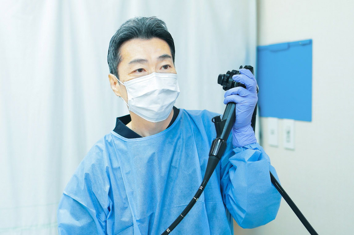 検査実績豊富な医師による大腸内視鏡検査