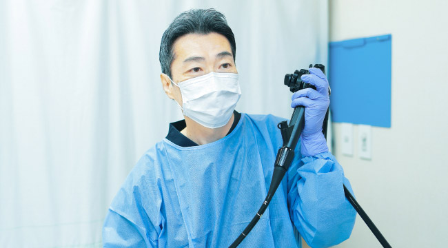 検査実績豊富な医師による大腸内視鏡検査